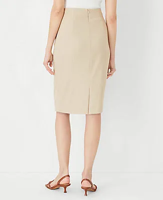 Ann Taylor The Seamed Pencil Skirt in Bi-Stretch sold by Ann Taylor product image thumbnail 3