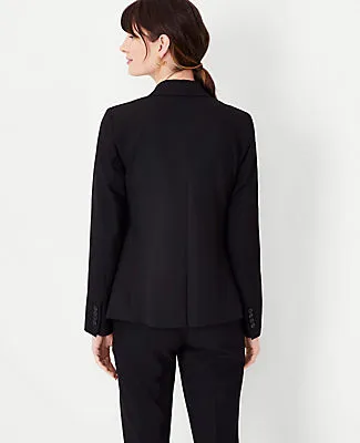 Ann Taylor The Petite Notched Two Button Blazer in Seasonless Stretch sold by Ann Taylor product image thumbnail 2