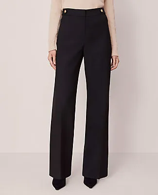 Ann Taylor The Petite Tailored Wide-Leg Trouser sold by Ann Taylor product image thumbnail 2