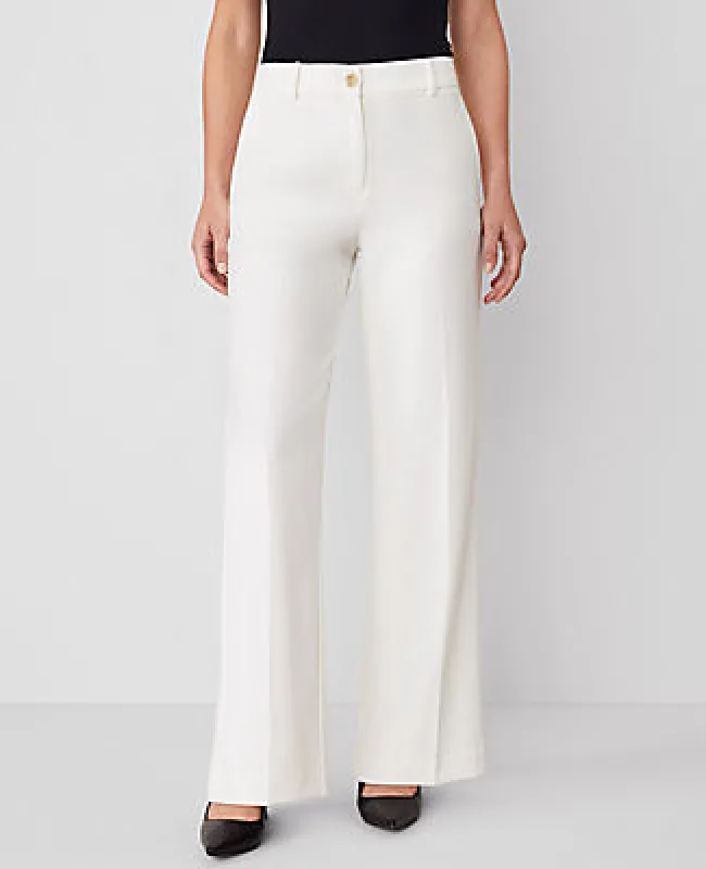 Ann Taylor The Petite Curvy Wide-Leg Pant sold by Ann Taylor