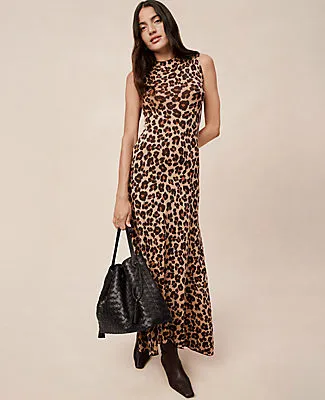 Ann Taylor Petite Animal Print Mock Neck Sweater Dress sold by Ann Taylor