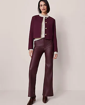 Ann Taylor The Crew Neck Jacket in Ponte sold by Ann Taylor product image thumbnail 4