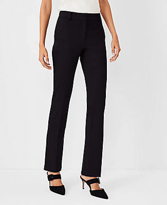 Ann Taylor The Sophia Straight Pant in Knit - Curvy Fit sold by Ann Taylor
