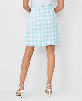 Ann Taylor Petite Plaid A-Line Skirt sold by Ann Taylor product image thumbnail 3