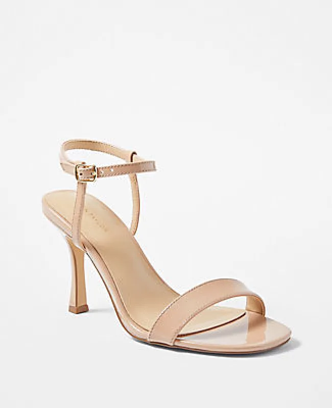Ann Taylor Patent Skinny Strap Sandals sold by Ann Taylor