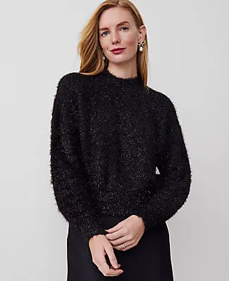 Ann Taylor Tinsel Wedge Sweater sold by Ann Taylor
