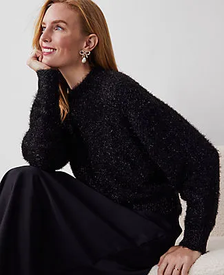 Ann Taylor Tinsel Wedge Sweater sold by Ann Taylor product image thumbnail 3