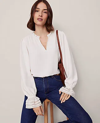Ann Taylor The Petite Perfect Straight Jean sold by Ann Taylor product image thumbnail 5