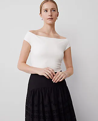 Ann Taylor Off-The-Shoulder Top sold by Ann Taylor