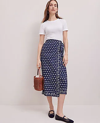 Ann Taylor Weekend Collection Petaled Sarong Skirt sold by Ann Taylor