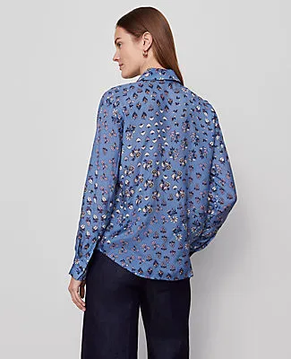 Ann Taylor Floral Essential Shirt sold by Ann Taylor product image thumbnail 2