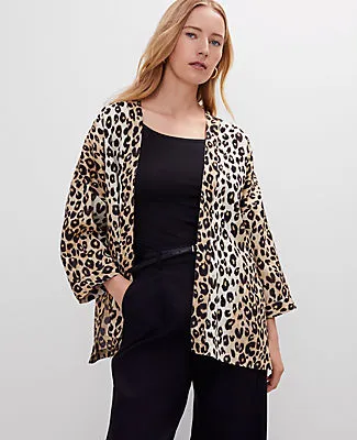 Ann Taylor Animal Print Kimono sold by Ann Taylor