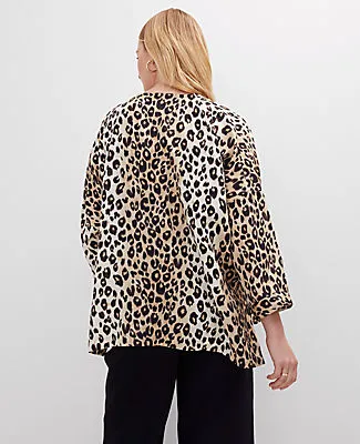 Ann Taylor Animal Print Kimono sold by Ann Taylor product image thumbnail 2