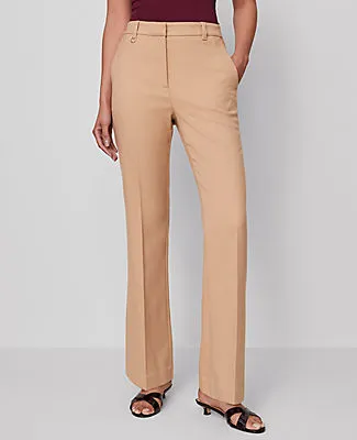 Ann Taylor The Petite Slim Flare Trouser Pant in Bi-Stretch sold by Ann Taylor product image thumbnail 2
