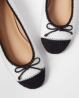 Ann Taylor Weekend Collection Crochet Ballet Flats sold by Ann Taylor product image thumbnail 2