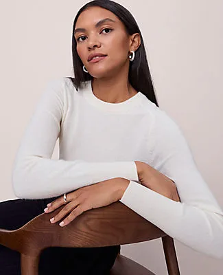 Ann Taylor Cashmere Crew Neck Sweater sold by Ann Taylor product image thumbnail 3