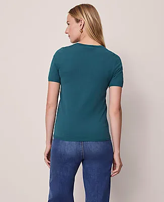 Ann Taylor Easy Sweater Tee sold by Ann Taylor product image thumbnail 2