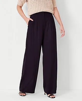 Ann Taylor The Pleated Wide-Leg Pant sold by Ann Taylor product image thumbnail 2