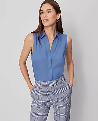 Ann Taylor Sleeveless Essential Shirt sold by Ann Taylor