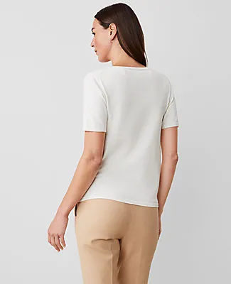 Ann Taylor Easy Sweater Tee sold by Ann Taylor product image thumbnail 2