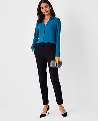Ann Taylor The Petite High Rise Eva Ankle Pant sold by Ann Taylor product image thumbnail 3