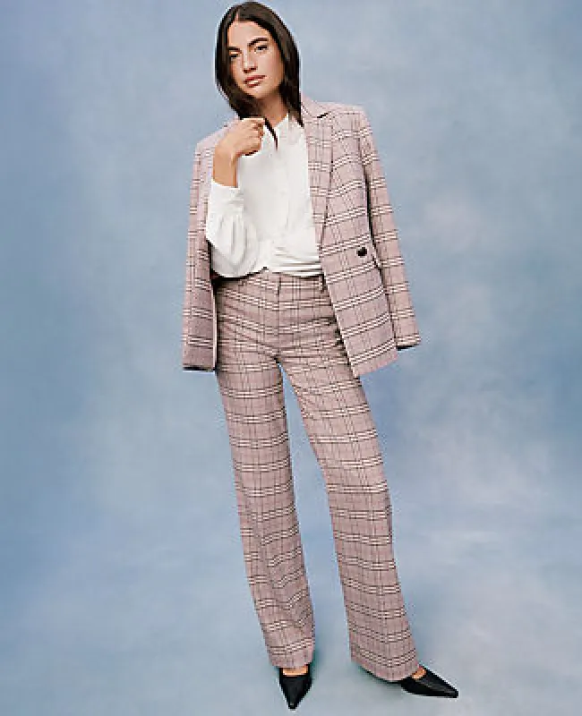 Ann Taylor The Jayne Trouser Pant in Plaid sold by Ann Taylor