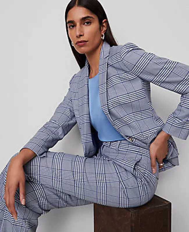 Ann Taylor The Hutton Blazer in Glen Check sold by Ann Taylor