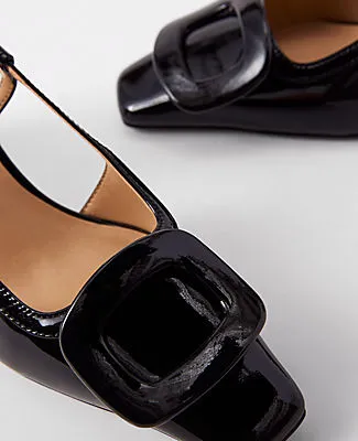 Ann Taylor Patent Leather Buckle Pump sold by Ann Taylor product image thumbnail 2