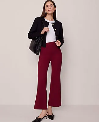 Ann Taylor The Petite Side Zip Flare Pant sold by Ann Taylor product image thumbnail 4