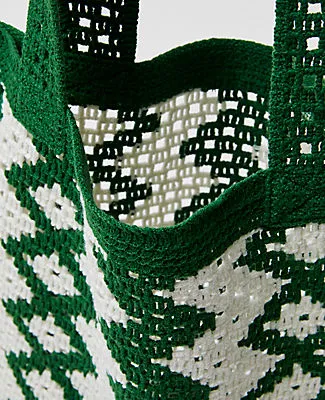 Ann Taylor Crochet Tote Bag sold by Ann Taylor product image thumbnail 2