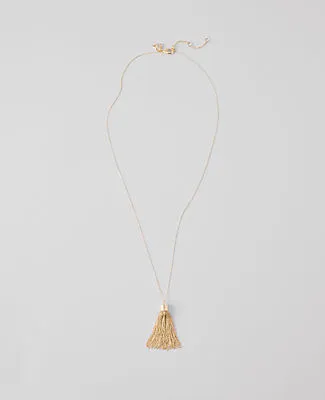 Ann Taylor Tassel Necklace sold by Ann Taylor