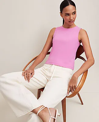 Ann Taylor Crew Neck Shell Top sold by Ann Taylor product image thumbnail 3