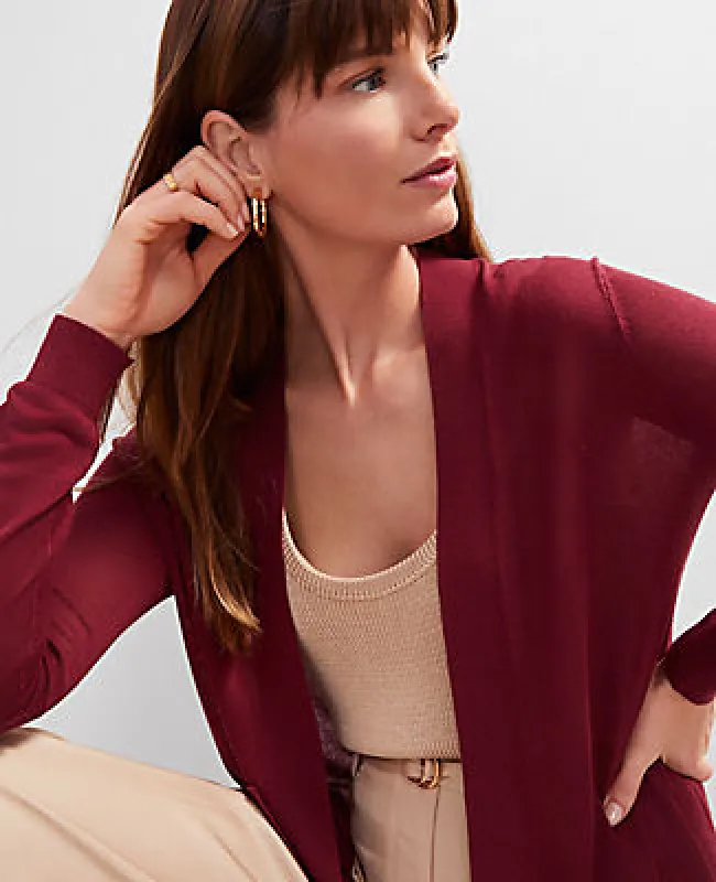 Ann Taylor Essential Open Cardigan sold by Ann Taylor