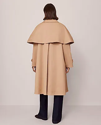 Ann Taylor Petite Removable Cape Trench Coat sold by Ann Taylor product image thumbnail 3