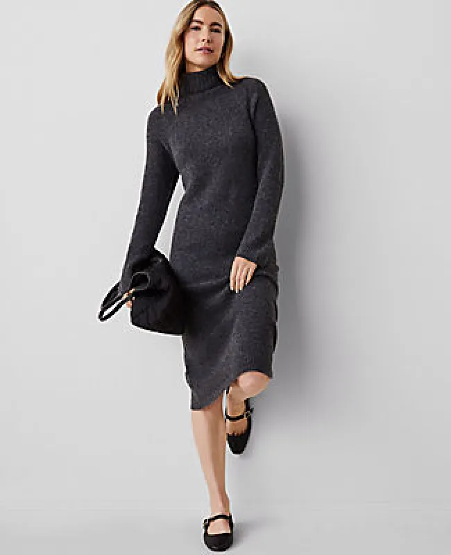 Ann Taylor Petite Weekend Collection Ribbed Sweater Dress sold by Ann Taylor