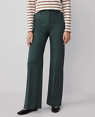 Ann Taylor Weekend Collection Trouser Pant in Sateen sold by Ann Taylor product image thumbnail 2