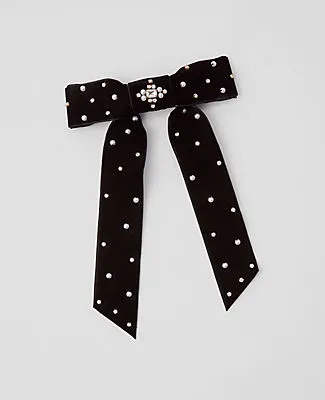 Ann Taylor Pearlized Embellished Hair Bow sold by Ann Taylor