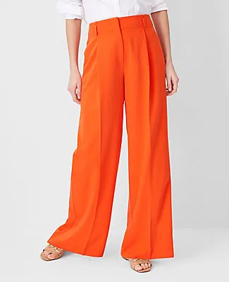 Ann Taylor The Single Pleated Wide Leg Pant sold by Ann Taylor