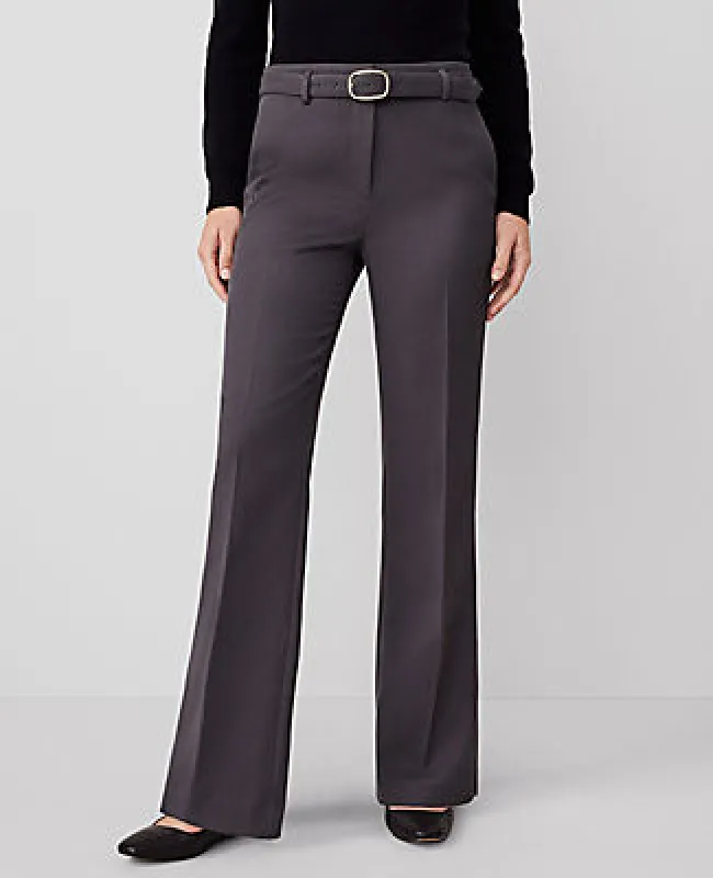 Ann Taylor The Belted Boot Pant - Curvy Fit sold by Ann Taylor