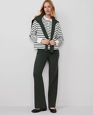 Ann Taylor Petite Weekend Collection Waffle Sweater Pant sold by Ann Taylor product image thumbnail 2