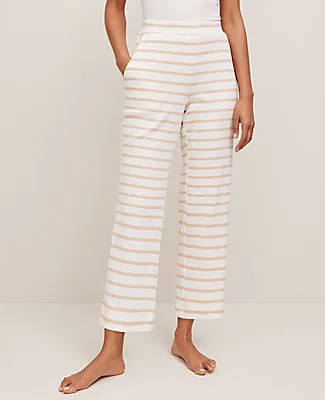 Ann Taylor Ribbed Wide-Leg Lounge Pants sold by Ann Taylor product image thumbnail 2