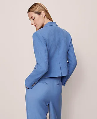 Ann Taylor The Cutaway Blazer in Tweed sold by Ann Taylor product image thumbnail 2