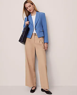 Ann Taylor The Cutaway Blazer in Tweed sold by Ann Taylor product image thumbnail 3
