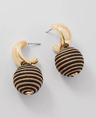 Ann Taylor Striped Thread Drop Earrings sold by Ann Taylor