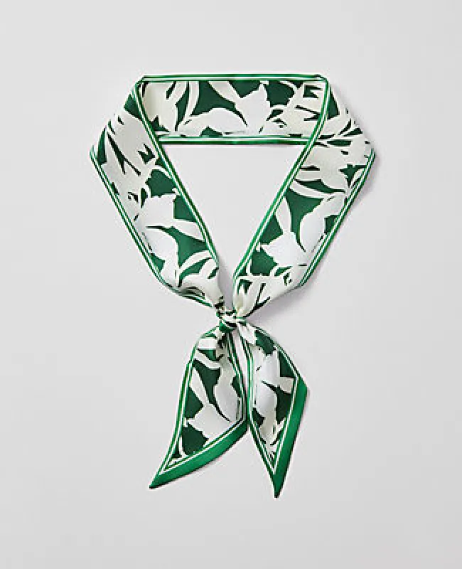 Ann Taylor Skinny Silk Scarf sold by Ann Taylor