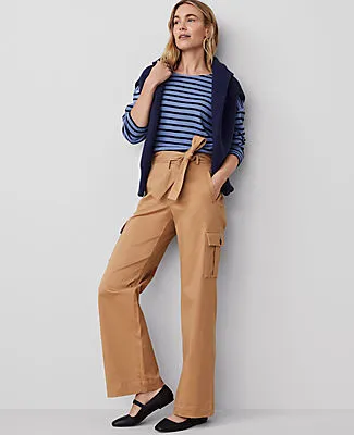 Ann Taylor Straight Leg Cargo Pant sold by Ann Taylor