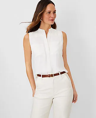 Ann Taylor Sleeveless Camp Shirt sold by Ann Taylor