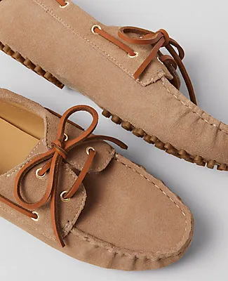 Ann Taylor Weekend Collection Suede Boat Shoes sold by Ann Taylor product image thumbnail 2