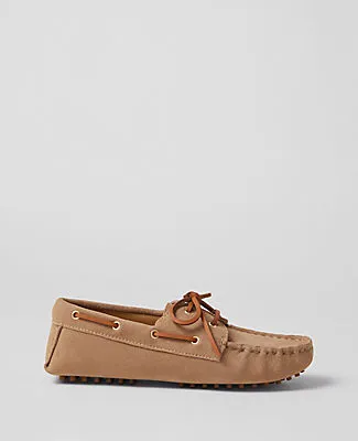 Ann Taylor Weekend Collection Suede Boat Shoes sold by Ann Taylor