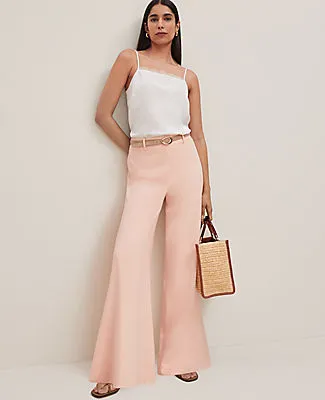 Ann Taylor The Statement Palazzo Pant in Melange sold by Ann Taylor